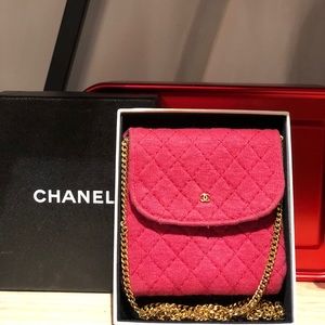 SOLD!!CHANEL mini bag Necklace Authentic